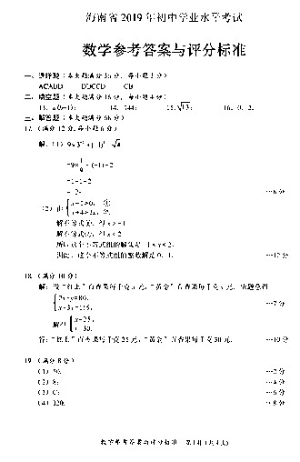 2019年海南中考数学真题答案【图片版】.jpg