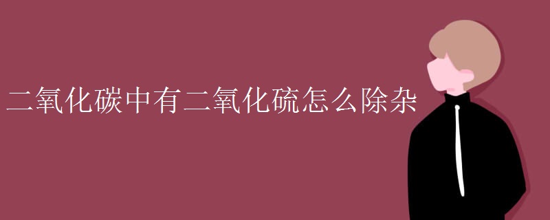 二氧化碳中有二氧化硫怎么除杂