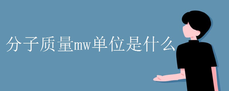 分子质量mw单位是什么