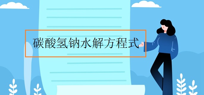 碳酸氢钠水解方程式