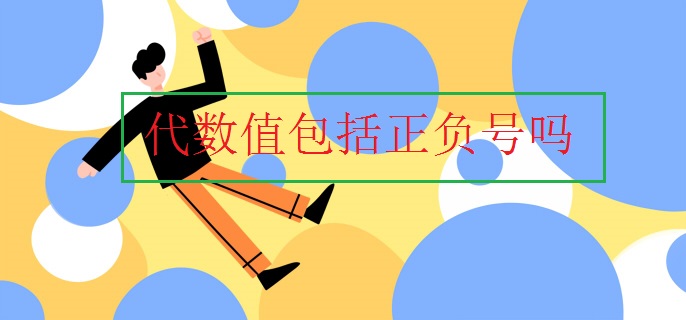 代数值包括正负号吗